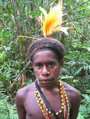 Papua – Mamberamo – Vano tribe – Stone axe maker